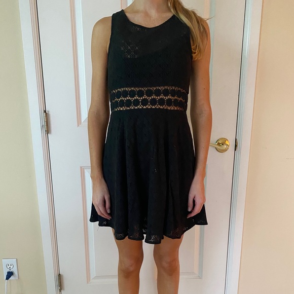 Black Free People Dress Sz 0 - Picture 1 of 6